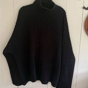 ASOS Midnight Black Cowl Neck Sweater